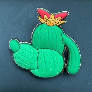 Disney Cactus Pin with Red and Green Accents